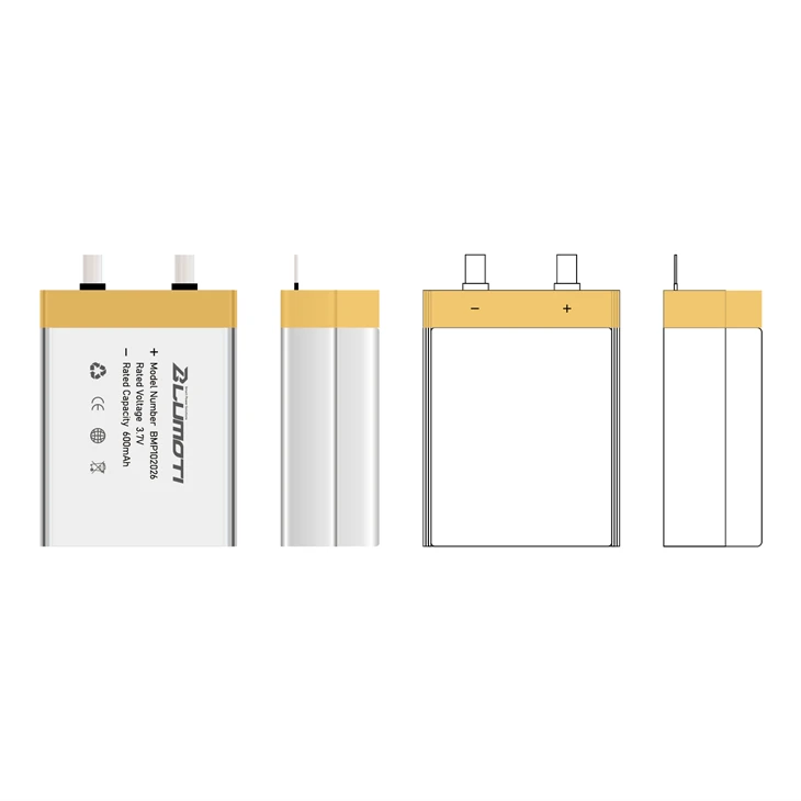 BMP102026-600mAh-3.7V