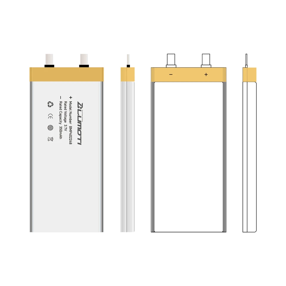 BMP402248-350mAh-3.7V