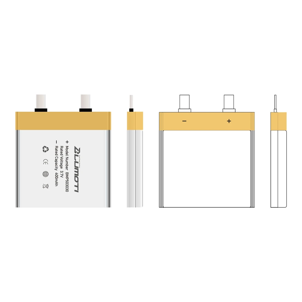 BMP503030-400mAh-3.7V