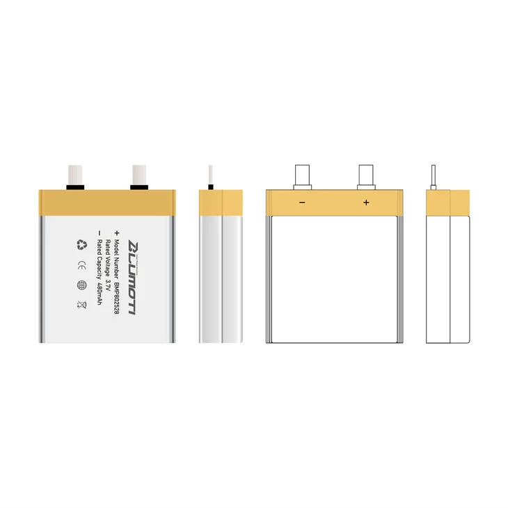 BMP802528-480mAh-3.7V
