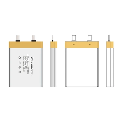 BMP552838-530mAh-3.7V